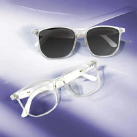 GS03 Smart Glasses for Men BT Sunglasses Earphone Outdoor Sports UV400 Polarized Anti Blue Light Lens IPX5 Intelligent Glass