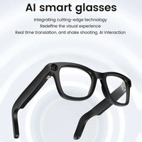 2025 New Smart Glasses 800W HD Camera AI Identification Touch 1080P HD Video Recording Al Voice Wireless Calling Smart Glasses