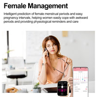 2025 Smart Watch For XIAOMI Women Full Touch Screen BT Call Waterproof Watches Sport Fitness Tracker Health Smartwatch Lady Gift