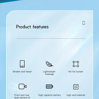 SOYES XS13 Mini Android9.0 Cellphone 2GB RAM 16GB ROM Dual SIM TF Card Slot 5MP Camera Google Play Store Small Smartphone Gifts