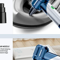 SZUK New Foldable Car Vacuum Cleaner Portable Handheld Mini Vacuum Cleaner Wireless Strong Suction Cleaner Cleaning Machine