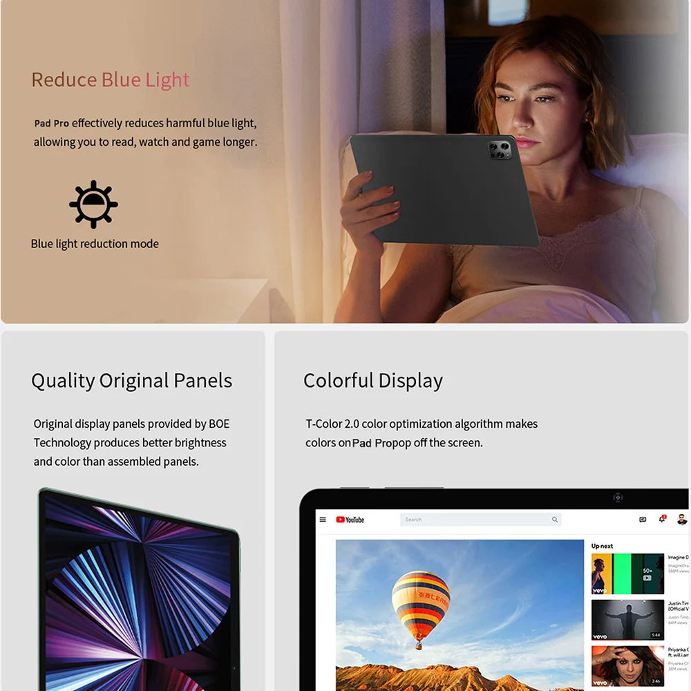 New 10.1 Inch Tablet PC 8GB RAM 512GB ROM 10 Core AI Speed-up Tablets Google Play 4G LTE Phone Call Dual SIM Dual WiFi Android12