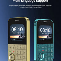 SERVO V9 Small Mobile Phone 2 SIM Cards Magic Voice Speed Dial MP4 Player Rear Camera Flashlight FM Radio 2G GSM Mini Cellphones