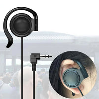NEW 3.5mm Earphone Earbud One Ear Headphone Headset  for Radio Tour guide System
