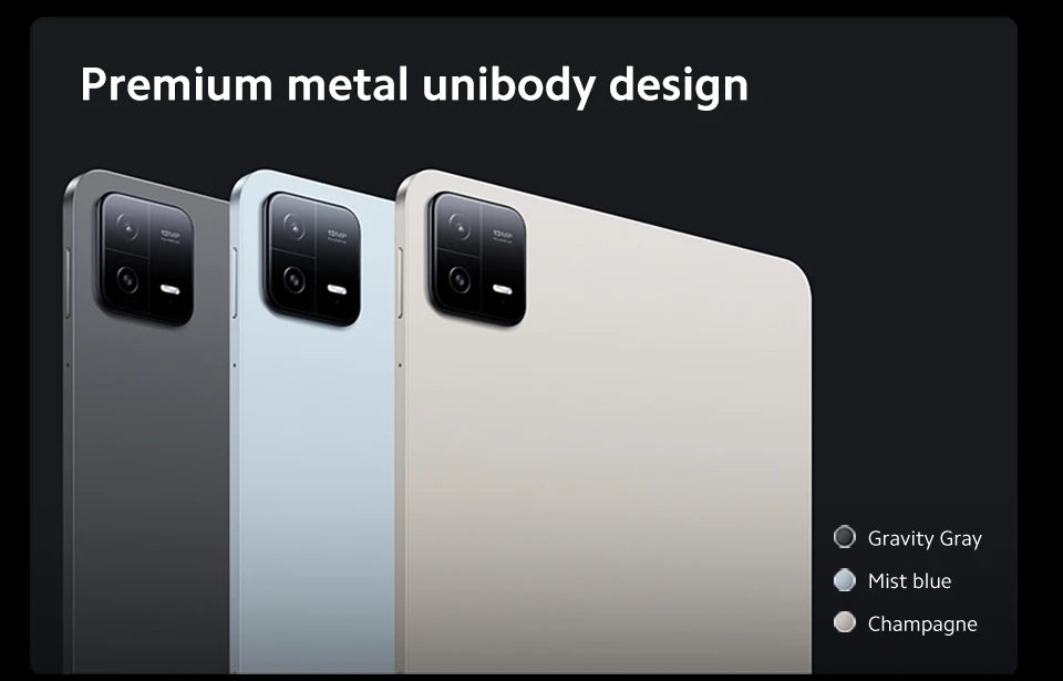 New Xiaomi Pad 6 Global Version 11-inch 144Hz WQHD+ 128GB / 256GB ROM Snapdragon 870 Tablet 8840 mAh 33W Charging