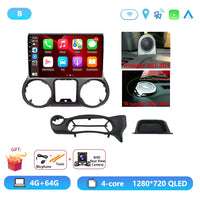 Car Radio Android 16 For Jeep Wrangler 3 JK 2010 - 2018 Carplay Stereo Head Unit Multimedia Video Player Wireless GPS Navigation