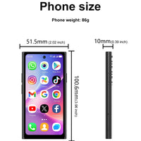 NEW SERVO S27 Mini Android Smartphone 4.0" Full Screen 2GB+16GB Memory 5MP 2 SIM Stanbdby Face Unlock 3G Cute Phones Google Play