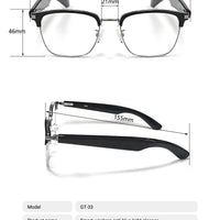GT-33 smart glasses anti-blue light glassesTranslation Sunglasses Voice Remote Control Music Eyewear Waterproof Eyeglasses