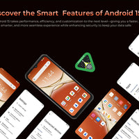 Oukitel WP55 Pro 5G Rugged Smartphone 16GB+512GB 33W Android15 Mobile Phone 11000mAh 6.58" FHD+ 108MP Camera oukitel Cell Phone