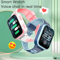 4G Kids Smart Watch 8GB ROM GPS WiFi Position Video Call Phone Android Watch Call Back Monitor with Sticker Children Smartwatch