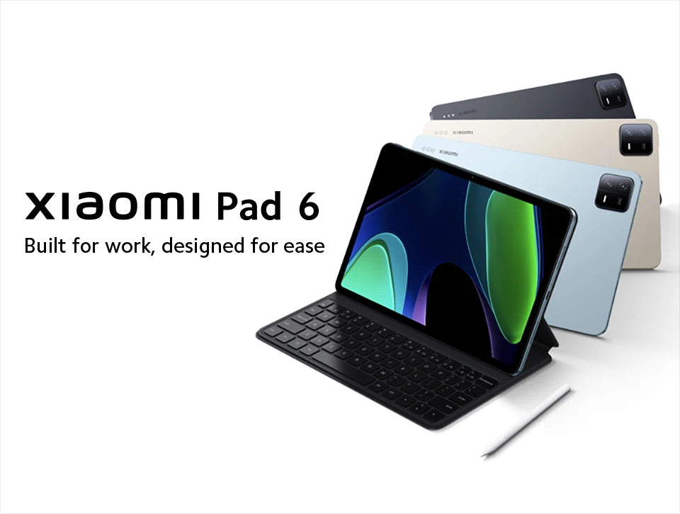 New Xiaomi Pad 6 Global Version 11-inch 144Hz WQHD+ 128GB / 256GB ROM Snapdragon 870 Tablet 8840 mAh 33W Charging