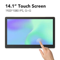 Global Version 14 Inch 1920x1080 IPS Big Screen Tablet PC 5+13MP Camera 12+256GB Deca-Core планшет 2 IN 1 Tablets Android Laptop