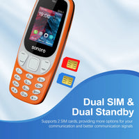 MKTEL 3310-1 Feature Phone 1.77inch 800mAh Battery Display Dual SIM Dual Standby MP3/MP4/FM/Radio Torch Senior Phone
