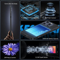 Oukitel WP52 5G Rugged Smartphone Android14 16GB+256GB 6500mAh Mobile Phone 48MP NFC Cell Phone