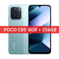 Global Version POCO C85 Smartphone 6.9" Dot Drop display 50MP Camera 6000mAh battery 33W Helio G81-Ultra NFC