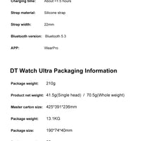 2025 New Watch 7 Ultra Smart Watch Men 32GB Memory 3D Video Display Sports SmartWatch GPS NFC Compass Blood oxygen Smartwatch