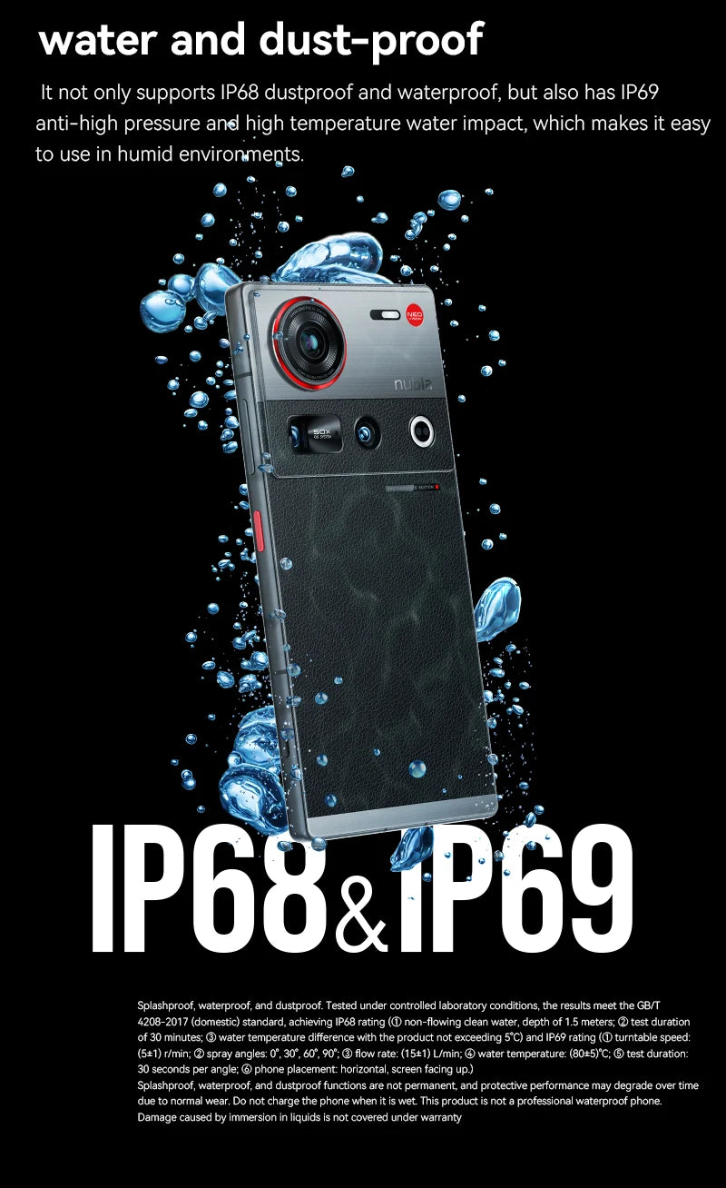 Nubia Z70s Ultra 5G Smartphone Snapdragon 8 Elite 6.85'‘AMOLED Display NEOVISION AI Photography4.0 50MP 144Hz 6600mAh NFC IP69