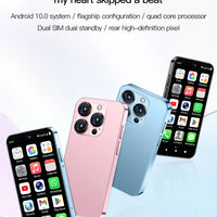 SERVO 19E 3G WCDMA Mini Smart Phone 3.88"Display 2 SIM Android 10.0 16GB ROM Face Recognition GPS Android Smart Cellphone TYPE-C