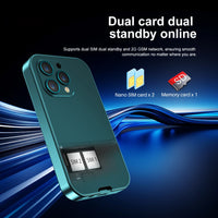 SERVO V9 Small Mobile Phone 2 SIM Cards Magic Voice Speed Dial MP4 Player Rear Camera Flashlight FM Radio 2G GSM Mini Cellphones