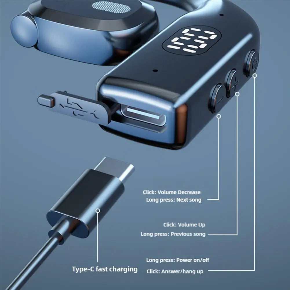 Earhooks Bluetooth Headphones Sport Earphones Hifi Stereo Sound Wireless Earbuds Headset