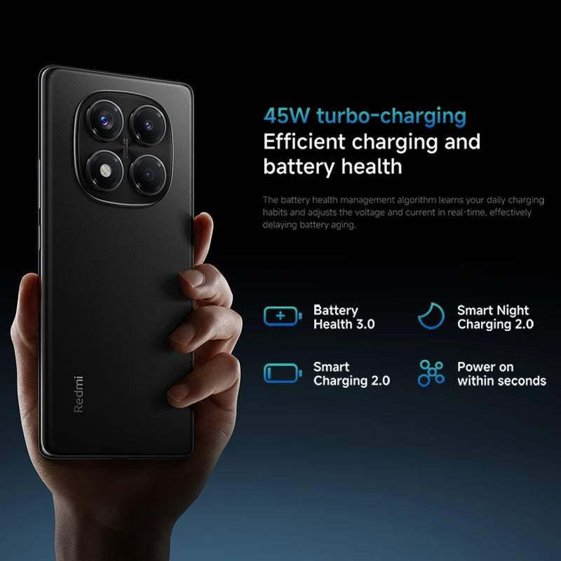 FR Warehouse Xiaomi Redmi Note 14 Pro 4G Smartphone Global Version 5500mAh 6.67" AMOLED MediaTek Helio G100-Ultra 200MP Camera