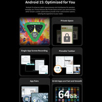 Teclast T50 Mini Tablet 8.7" 120Hz Display MTK Helio G99 20GB RAM (8+12 Virtual) 128GB ROM Android15 Tablets Support 4G Dual SIM