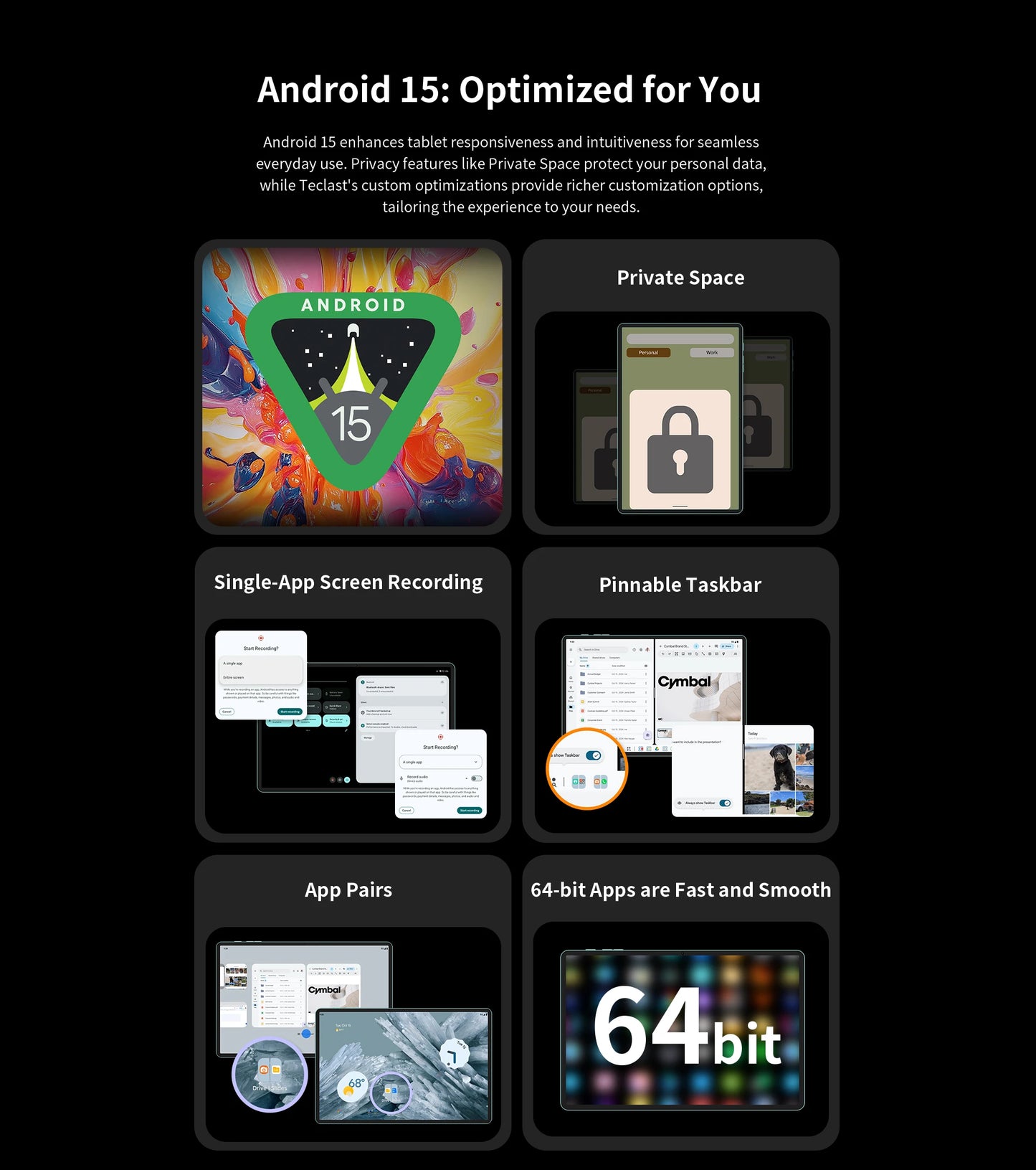 Teclast T50 Mini Tablet 8.7" 120Hz Display MTK Helio G99 20GB RAM (8+12 Virtual) 128GB ROM Android15 Tablets Support 4G Dual SIM