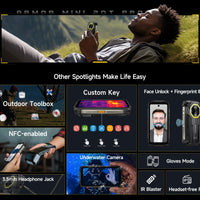 Ulefone Armor Mini 20T Pro 5G  THERMAL BY FLIR® 4.7" Rugged Phone Android 14 Smartphone 256GB ROM Mobile Phone Thermal lmaging