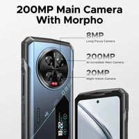 DOOGEE V40 Pro 5G Rugged Phone 1.47" Rear Display 16GB+512GB Dimensity 7300 200MP AI Camera 8680mAh Battery 5g Gaming Phone