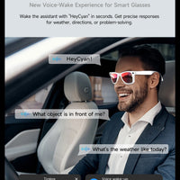 Smart Glasses 800W Pixel HD Camera Bluetooth Call Video Recording AI intelligent Real-time translation Object recognion Sunglass