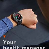 2025 New Precise Blood Lipids Uric Acid Smart Watch Men ECG+PPG Clock Blood pressure Body analysis HD Call NFC Health Smartwatch