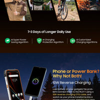 Blackview OSCAL PILOT 1 Rugged Phone, 6GB+ 256GB ,Helio G81 Smartphone Android14, 6.67'' Display Mobile Phone, 15000mAh, NFC