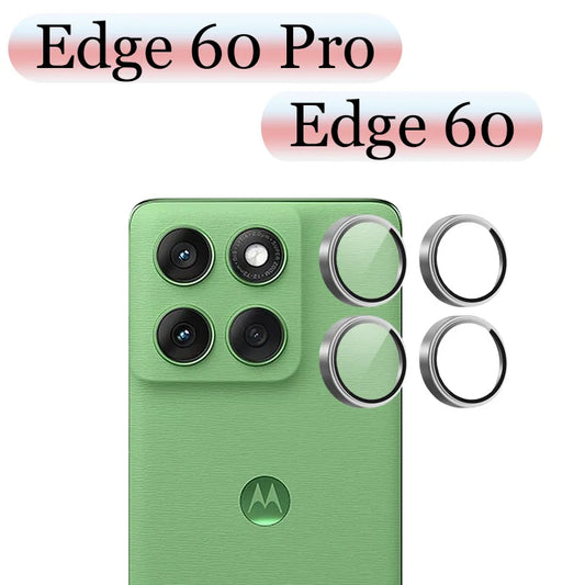 Matel Ring Camera Protector For Motorola Moto Edge 60Pro Edge60 Camera Lens Protector 3D Design High-quality