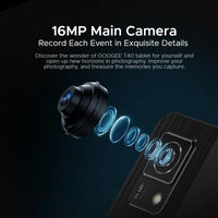 DOOGEE T40 Android Tablet 14 11 ''IPS 2.5K 8GB RAM 512GB ROM Helio G99 8580mAh 18W Charge Face Unlock 7.6mm ultra-thin Tablet