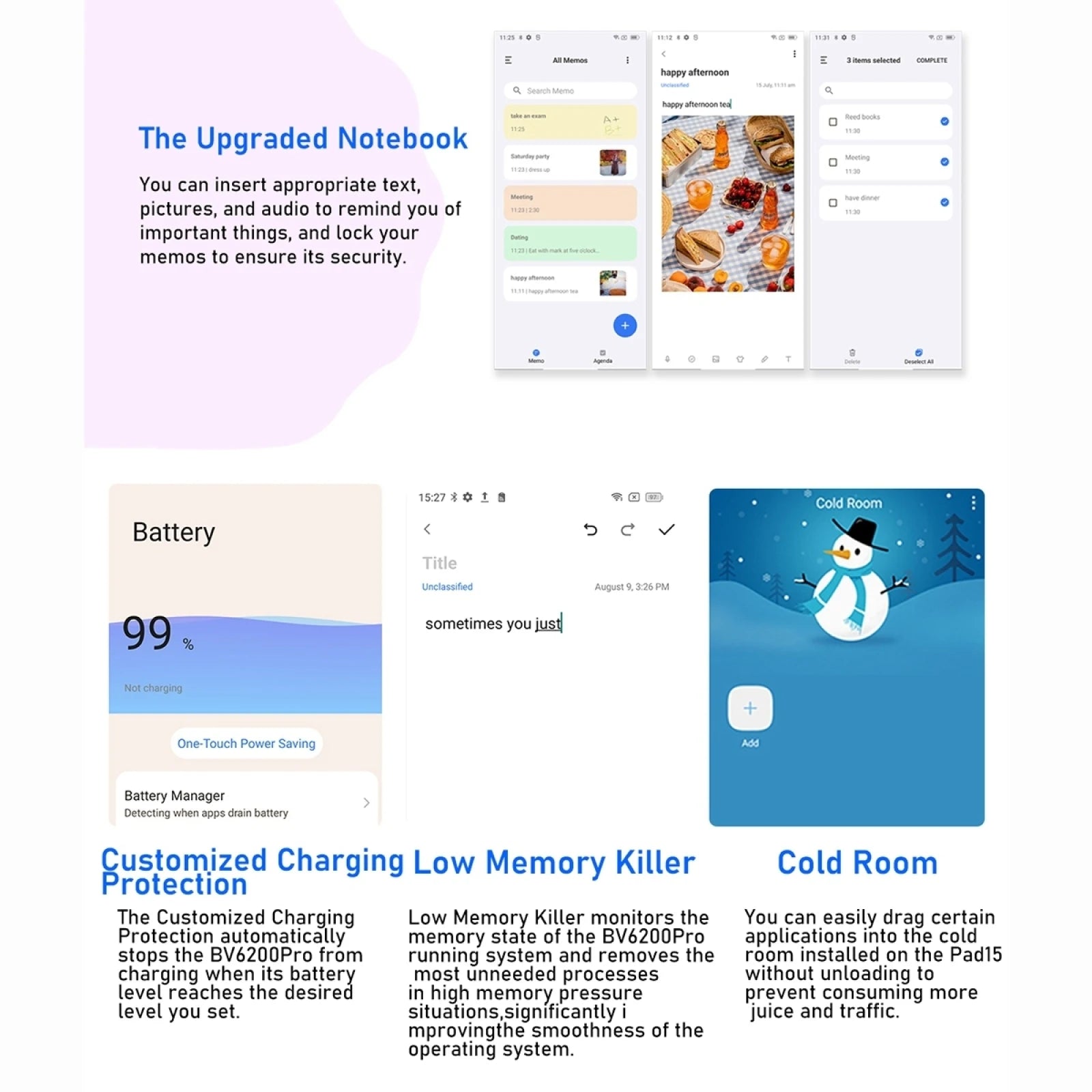 Blackview BV6200 Pro Rugged Phone 4GB/6GB+128GB IP69 Waterproof Helio P35 13000mAh With 18W Fast Charg NFC 4G Smartphone