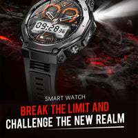 New Outdoor Sports Smart Watch Men For Xiaomi 5 ATM Waterproof GPS Motion Track Heart Rate HD Bluetooth Call UV Light SmartWatch