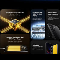 POCO X7 Pro Global Version Smartphone Dimensity 8400-Ultra 6.67"1.5K Display 6000mAh battery 90W Charge 5G NFC