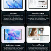 Teclast T60 AI Tablet Allwinner A733 Octa-Core 12inch 2K HD TDDI Screen 6GB RAM 128GB ROM Android 15 WiFi6 8000mAh 13MP+5MP