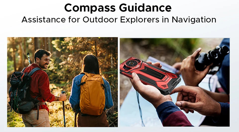 DOOGEE S200 Plus 5G Rugged Phone 1.32" Rear Display AI Image 6.72'' Screen 16GB 512GB 11000 mAh Battery Android 15 Smartphone