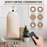 Portable Multifunctional Dryer Electric Clothes Dryer Low-noise Foldable Laundry Dryer Warm air Heating clothing and timing mode