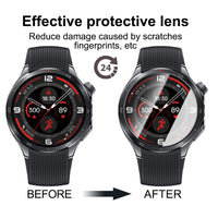 Tempered Glass Watch Screen Protector for OnePlus Watch 3 Hardness Protective Cover with Auto Alignment Tool Anti-Scratch Film