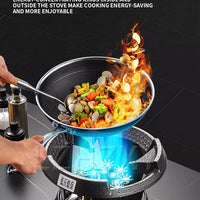 Low-pressure Fierce Fire Gas Stove Commercial Single-hole Liquefied Gas Burner for Hotel Restaurant Energy-saving Gas Cooktop