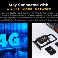 【World Premiere】HOTWAV R10 Pro Rugged Tablets 10800mAh 8GB+256GB OTG Charging Tablet For Field Exploration+Mountain Climbing