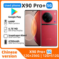 VIVO X90 Pro + Plus Snapdragon 8Gen 2 5G Smartphone 6.78inch 3200×1440 NFC 50MP Camera NFC OTG 80W 4700MAh used phone
