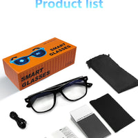 F16 Specification of AI Intelligent Translation Glasses Sunglasses Voice Remote Control Music sports spectacles Eyeglasses