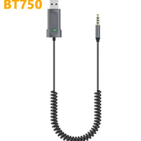 Bluetooth Audio Receiver Stereo Dongle USB To 3.5mm Jack Car Audio Aux Wireless Adapter Handsfree For Car Receiver BT Transmit