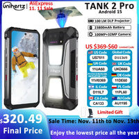 Unihertz 8849 tank 2 Pro rugged phone Android 14 24GB 512GB with 23800mAh battery superior projection 6.79 "FHD waterproof phone