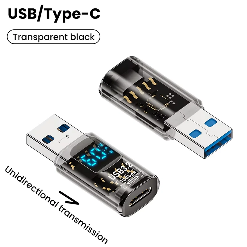 USB 3.2 Digital Display Adapter 10Gbps USB Male TO USB Female Converter Fast Charging Data Transafer USB C Adapter For PC Laptop
