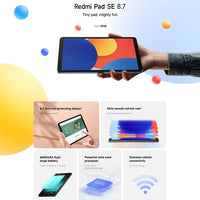 Global Version Xiaomi Redmi Pad SE 8.7 6GB 128GB MediaTek Helio G85 Octa Core 8.7" 90Hz FHD+ Display 6650mAh Battery Mi Tablet