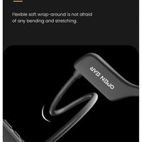 EASYBUDS Handsfree Bluetooth Air Bone Conduction Earphones With Noise Cancelling Boom Microphone Business Open Ear Headphones